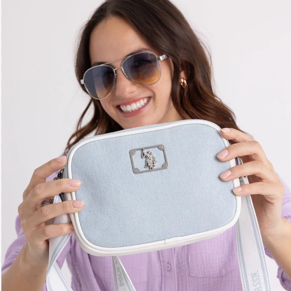 U.S. Polo Assn. Light Blue Crossbody Bag